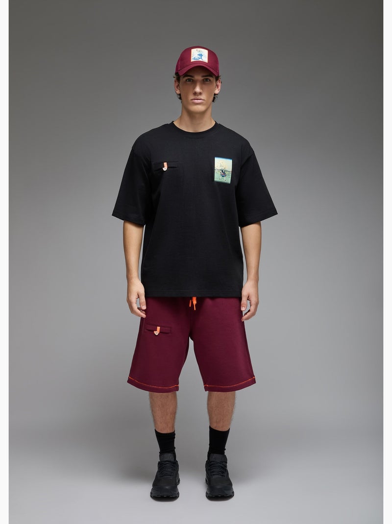 T-shirt toshi samourai golf 2  homme - sae paris Noir - Kiabi