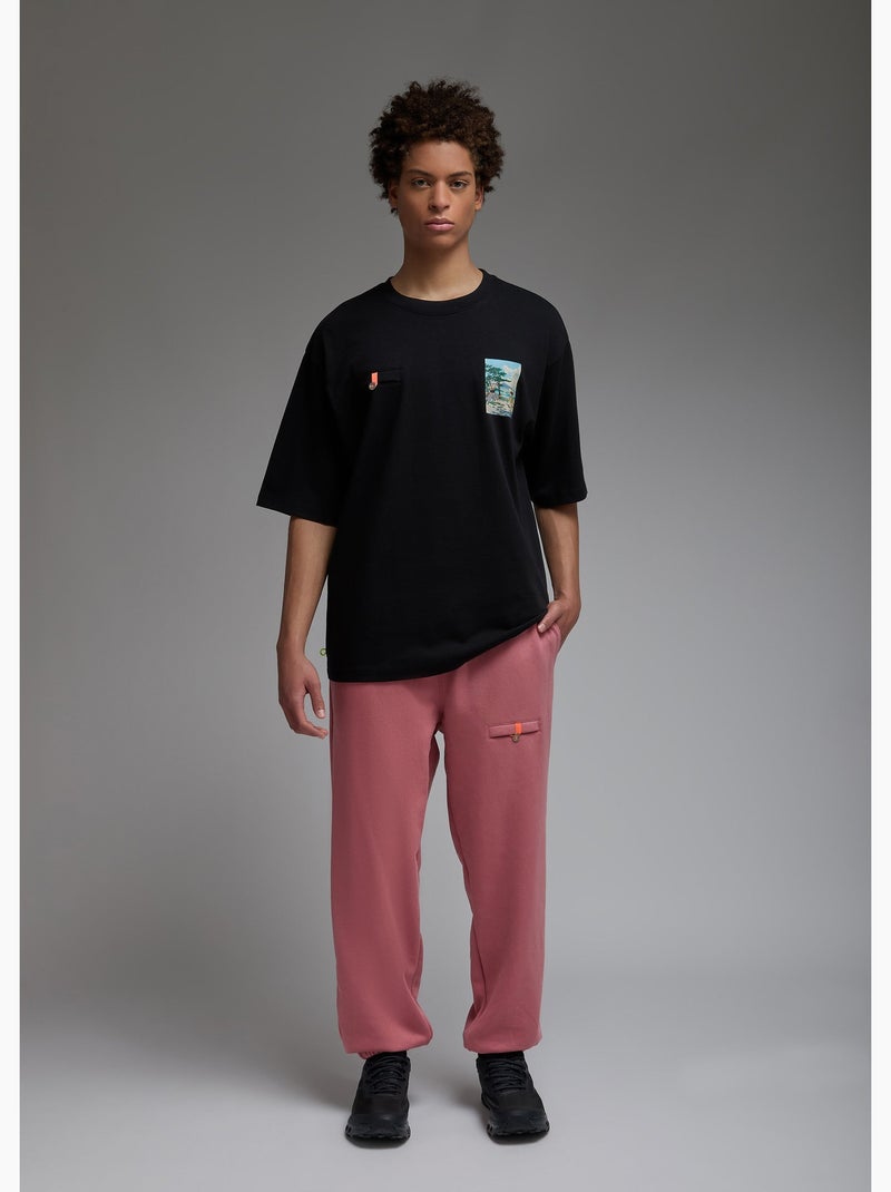 T-shirt toshi samurai tennis  homme - sae paris Noir - Kiabi