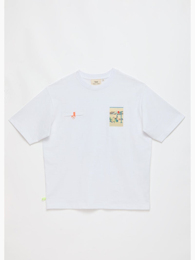T-shirt toshi sumo dunk  femme - sae paris Blanc - Kiabi