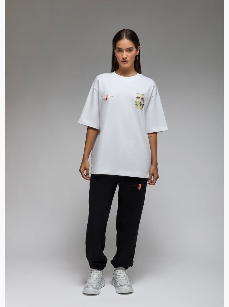 T-shirt toshi sumo dunk  femme - sae paris Blanc - Kiabi