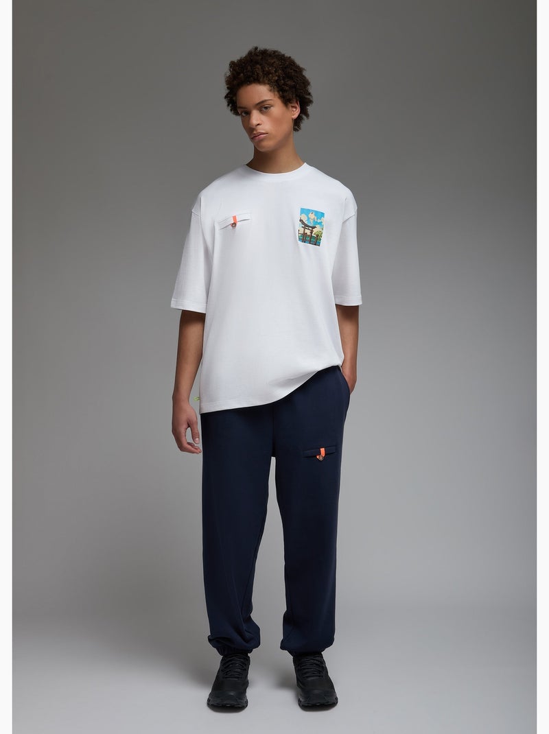 T-shirt toshi sumo skate  homme - sae paris Blanc - Kiabi