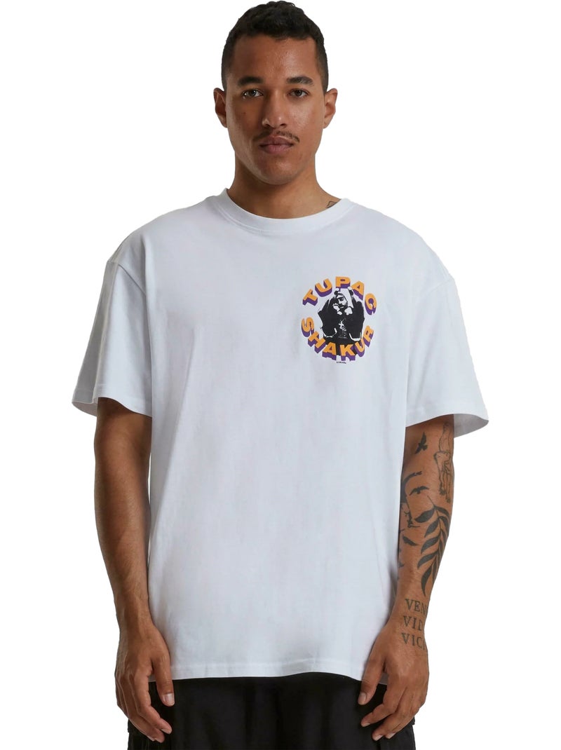 T-shirt toss it up - mister tee Blanc - Kiabi