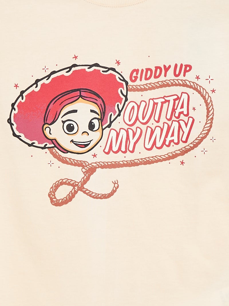 T-shirt 'Toy Story' 'Disney' manches courtes Beige - Kiabi