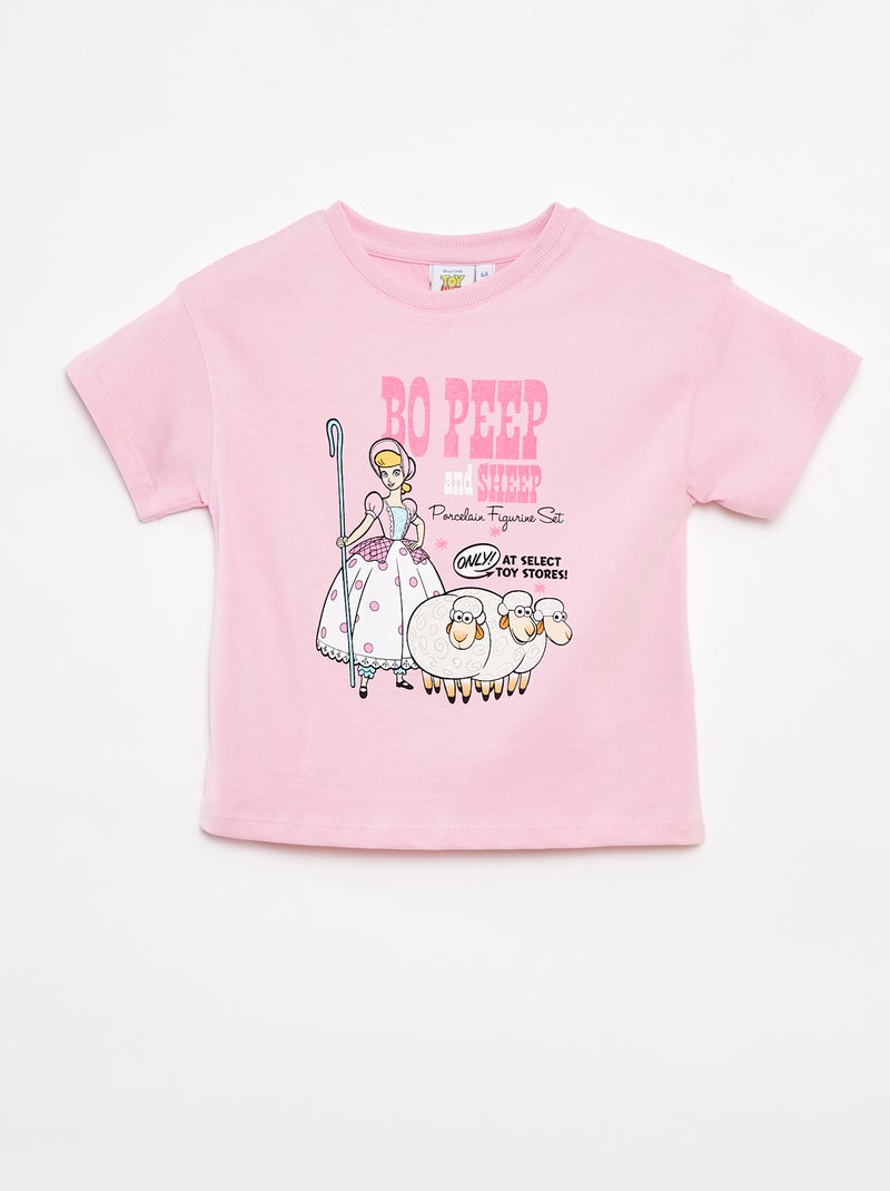 T-shirt 'Toy Story' 'Disney' manches courtes Rose - Kiabi