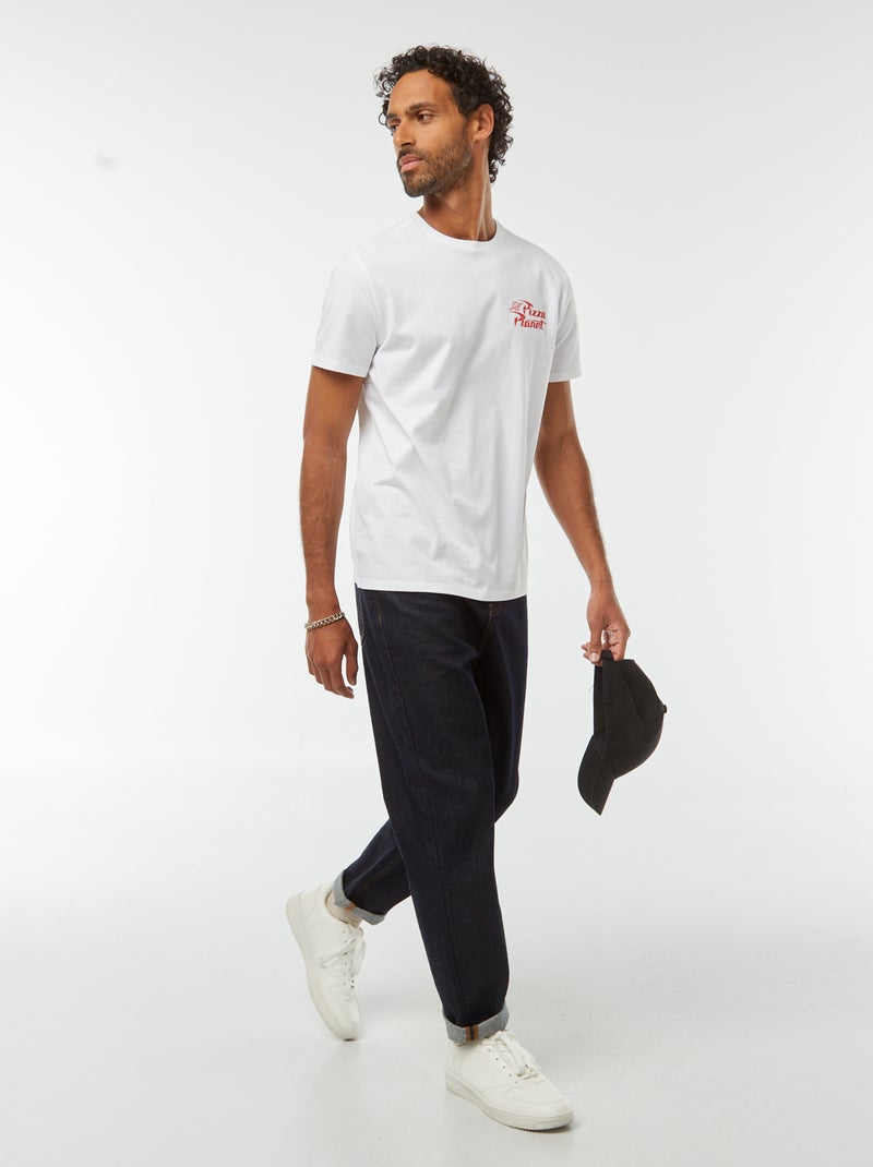 T-shirt 'Toy Story' 'Pizza Planet' manches courtes Blanc - Kiabi