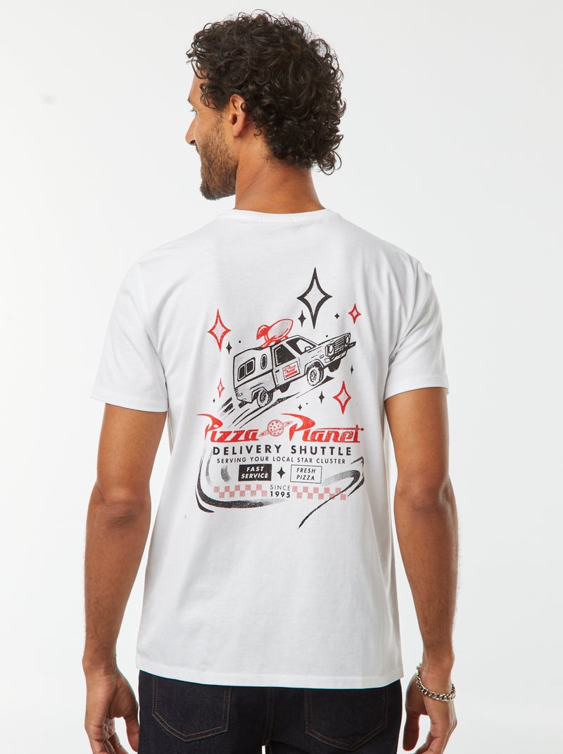 T-shirt 'Toy Story' 'Pizza Planet' manches courtes Blanc - Kiabi