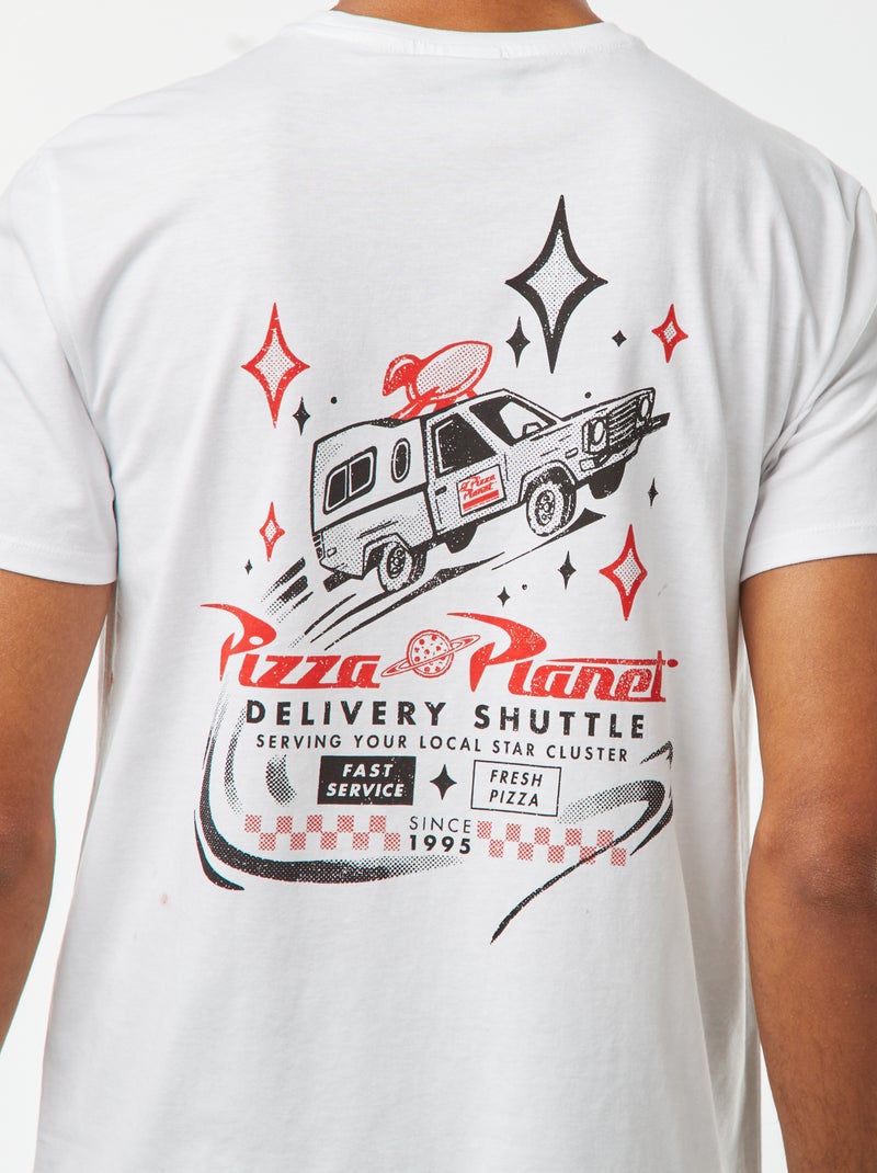 T-shirt 'Toy Story' 'Pizza Planet' manches courtes Blanc - Kiabi