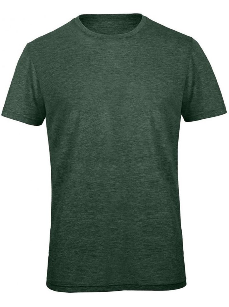 T-shirt triblend à manches courtes - b and c Vert forêt - Kiabi