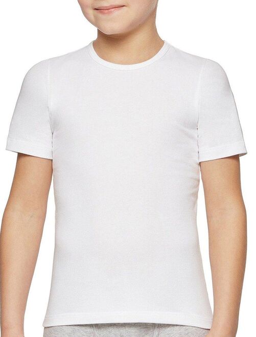 T-shirt tricot de peau manches courtes en coton bio - Kiabi