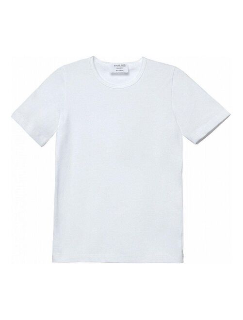 T-shirt tricot de peau manches courtes en coton bio - Kiabi
