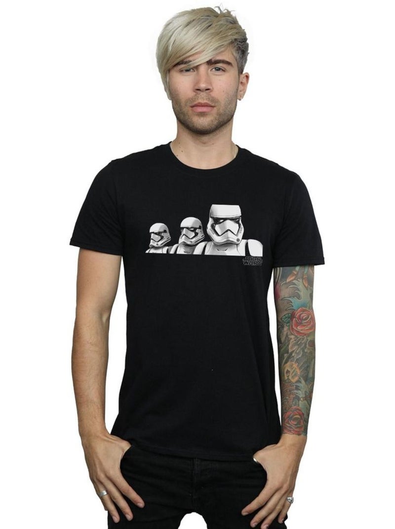 T-shirt troopers - la guerre des étoiles: the rise of skywalker Noir - Kiabi
