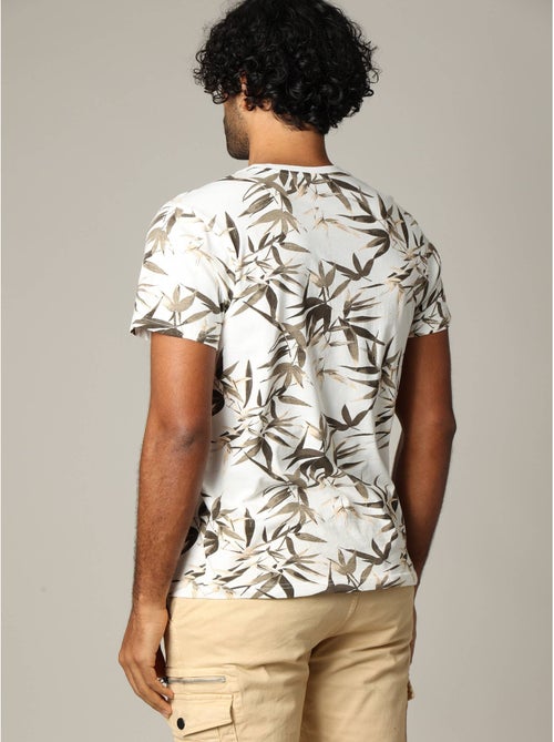 T-shirt tropical en jersey de coton à manches courtes 'Deeluxe' - Kiabi