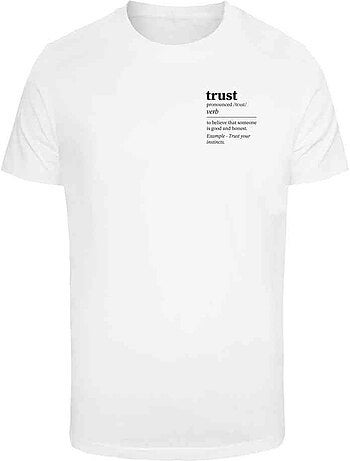 T-shirt trust definition - mister tee