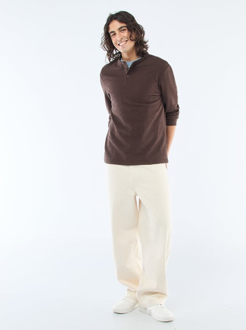 T-shirt tunisien regular fit - Kiabi