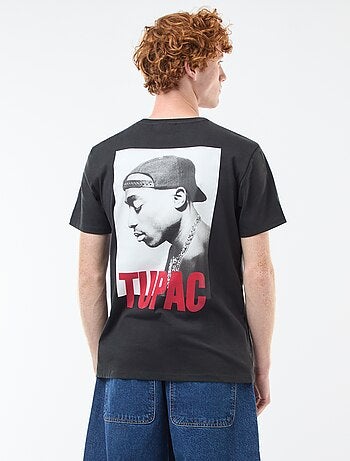 T-shirt 'Tupac' en coton