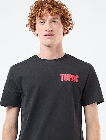 T-shirt 'Tupac' en coton