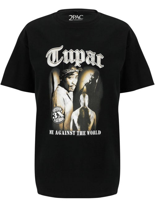 T-shirt tupac matw sepia - mister tee - Kiabi