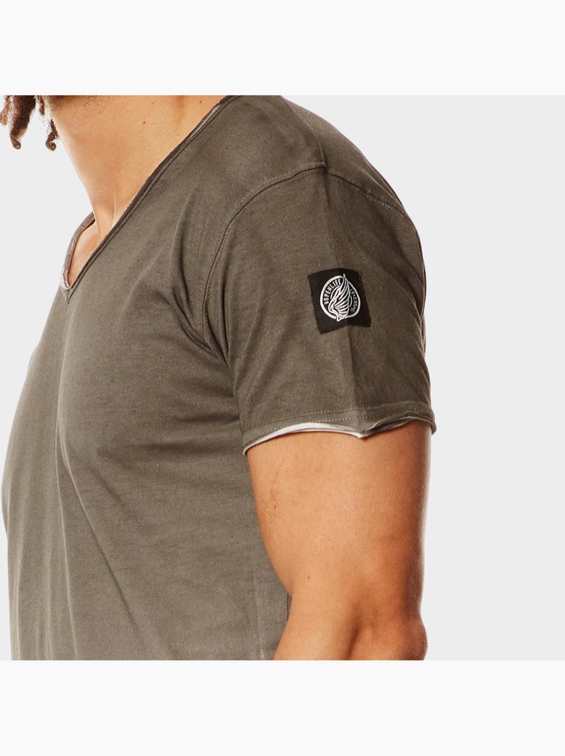 T-shirt tye and die Gris - Kiabi