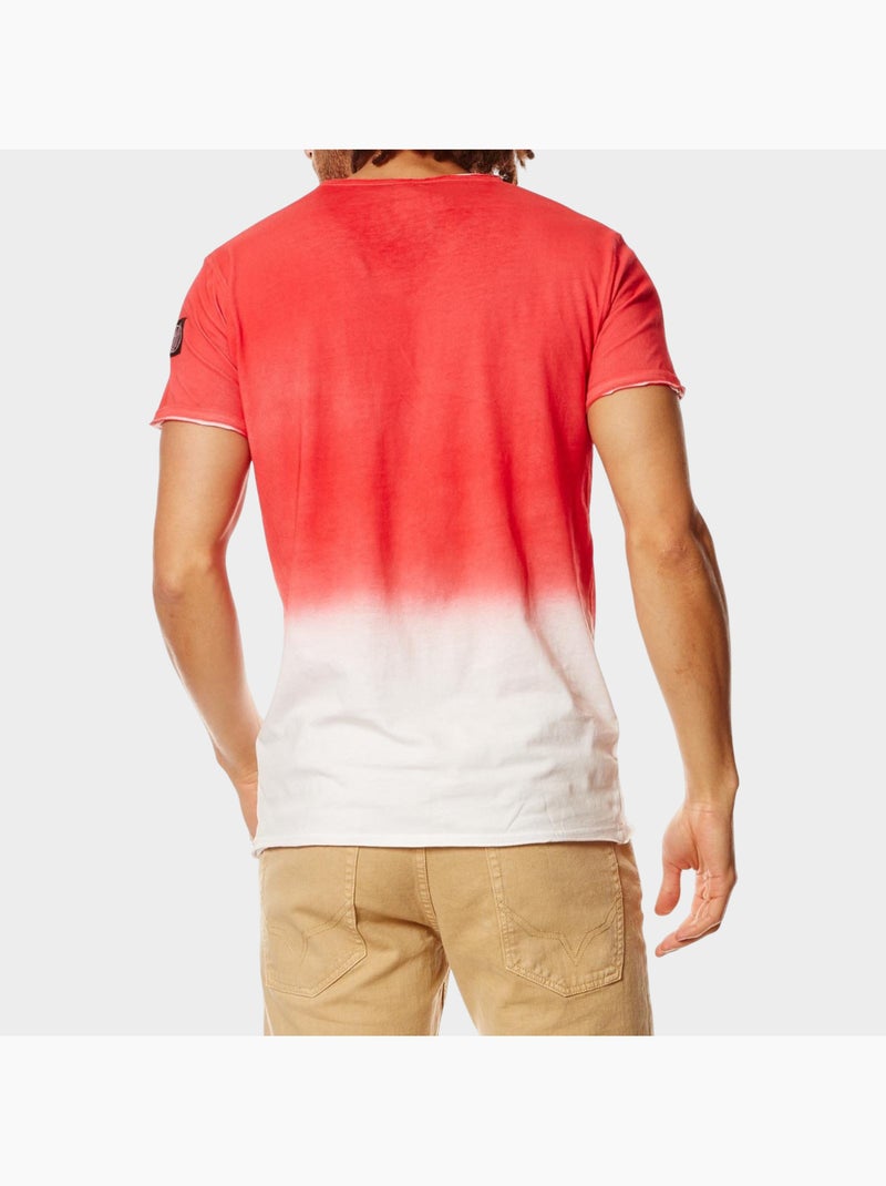 T-shirt tye and die Rose - Kiabi