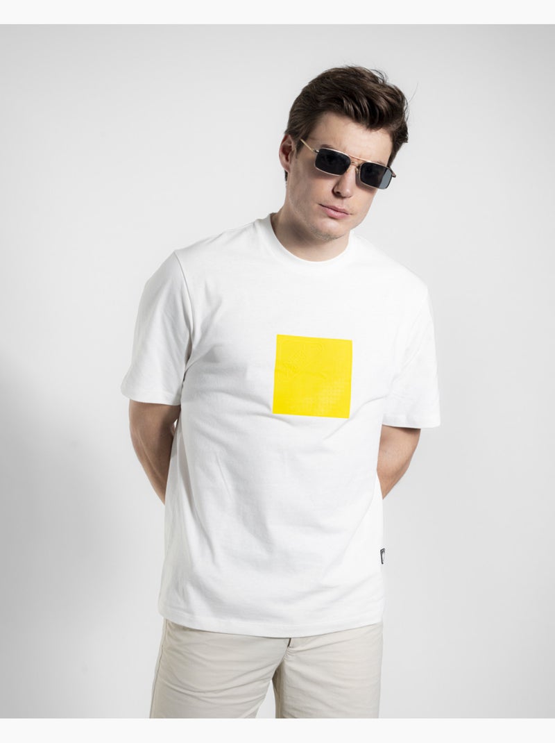 T-shirt Typical   Regular - New Man Jaune - Kiabi