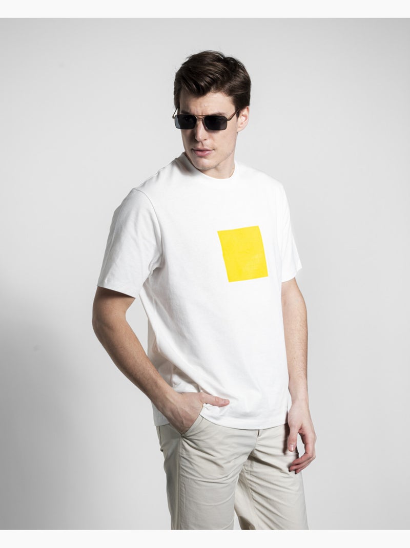 T-shirt Typical   Regular - New Man Jaune - Kiabi