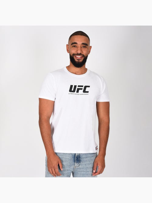 T-shirt UFC blanc homme fitness mma lifestyle - Kiabi