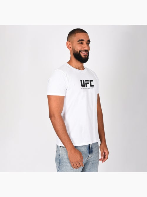 T-shirt UFC blanc homme fitness mma lifestyle - Kiabi