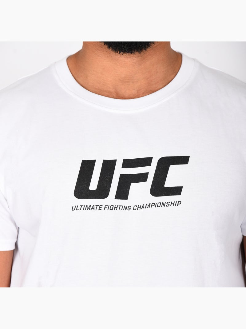 T-shirt UFC blanc homme fitness mma lifestyle Blanc - Kiabi