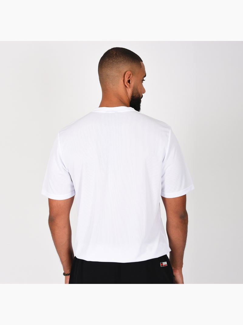 T-shirt UFC homme blanc sport training streetwear Blanc - Kiabi