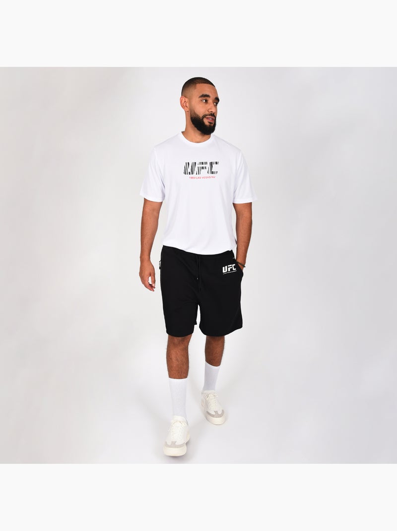 T-shirt UFC homme blanc sport training streetwear Blanc - Kiabi
