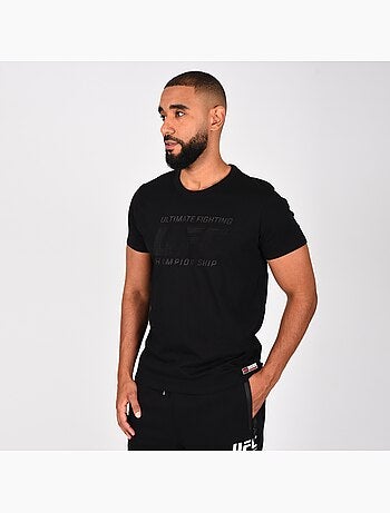 T-shirt UFC homme noir sport training streetwear