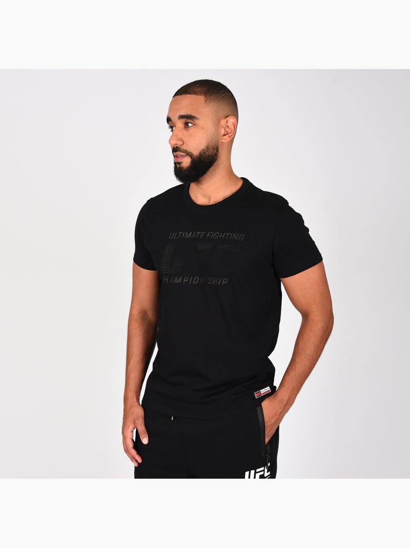 T-shirt UFC homme noir sport training streetwear Noir - Kiabi