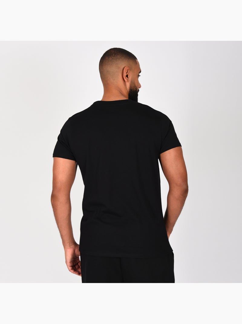 T-shirt UFC homme noir sport training streetwear Noir - Kiabi