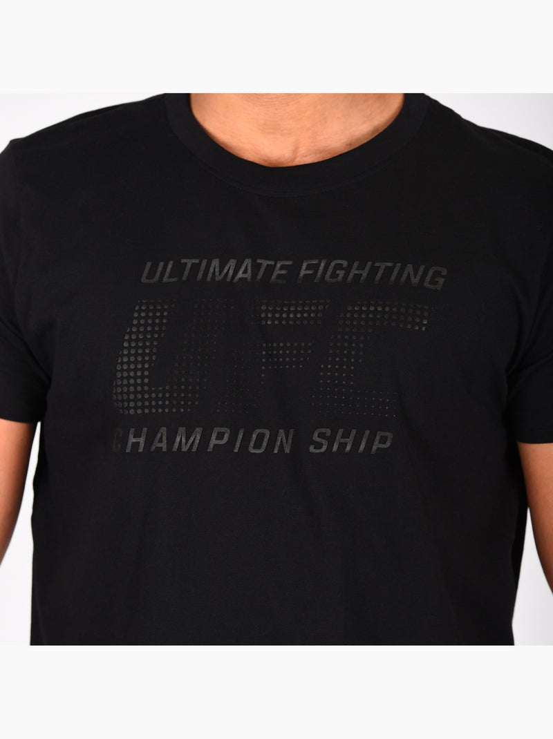 T-shirt UFC homme noir sport training streetwear Noir - Kiabi