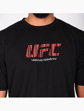 T-shirt UFC homme noir sport training streetwear