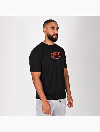 T-shirt UFC homme noir sport training streetwear