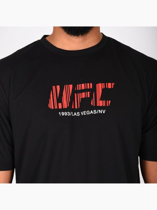 T-shirt UFC homme noir sport training streetwear - Kiabi