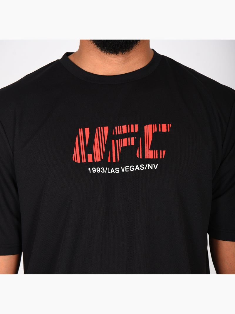 T-shirt UFC homme noir sport training streetwear Noir - Kiabi