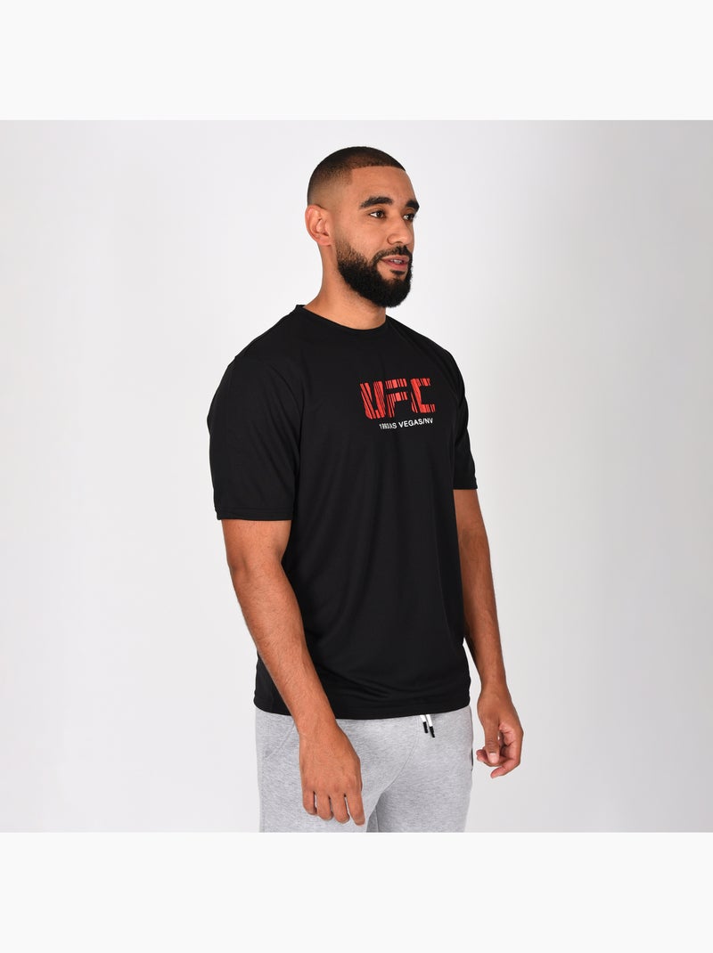 T-shirt UFC homme noir sport training streetwear Noir - Kiabi