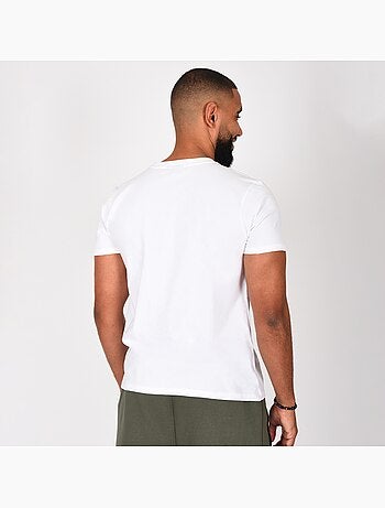 T-shirt UFC lifestyle homme entraînement quotidien blanc