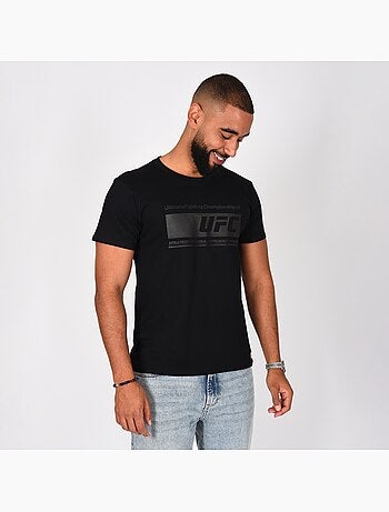 T-shirt UFC noir homme look sport street noir
