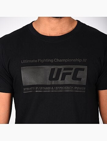 T-shirt UFC noir homme look sport street noir