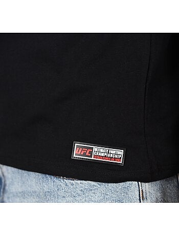 T-shirt UFC noir homme look sport street noir