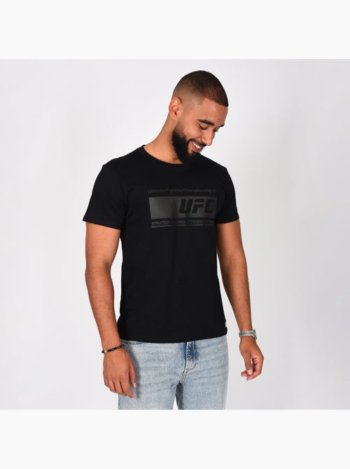 T-shirt UFC noir homme look sport street noir - Kiabi