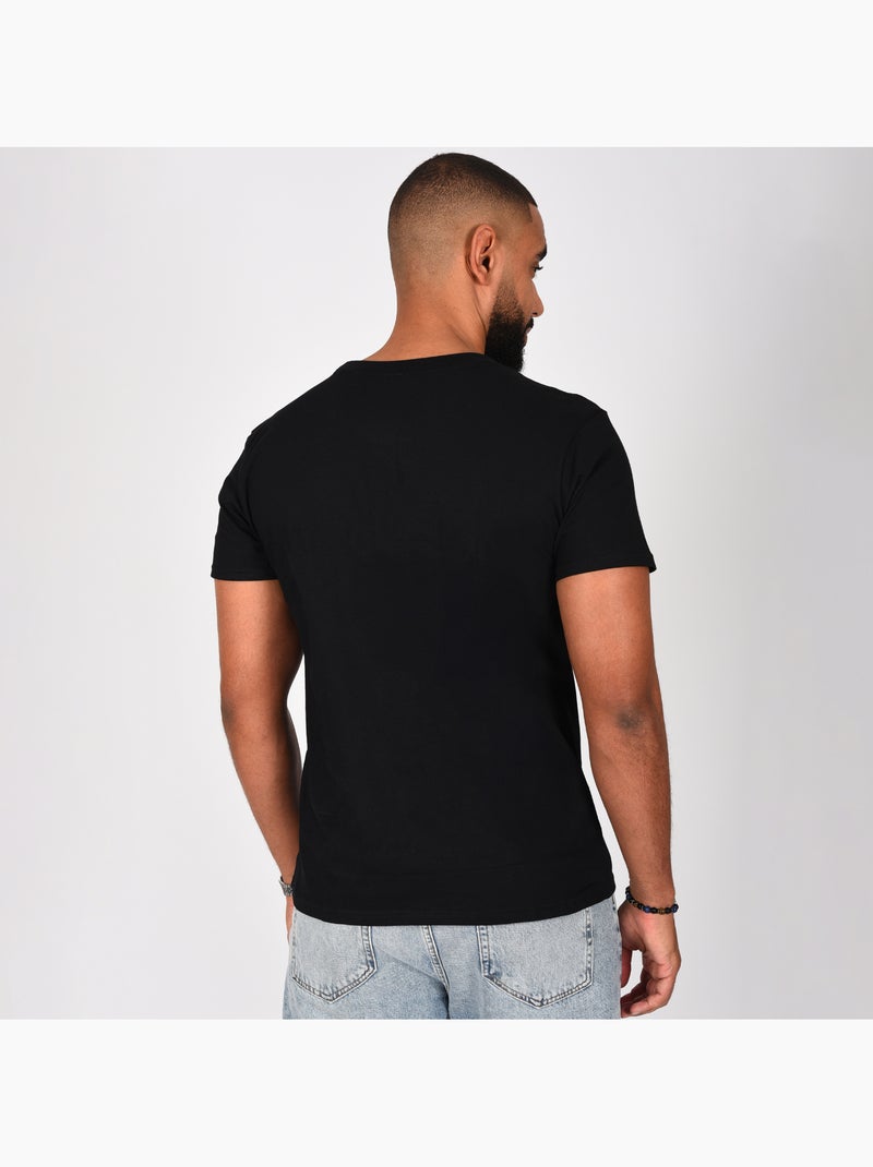 T-shirt UFC noir homme look sport street noir Noir - Kiabi