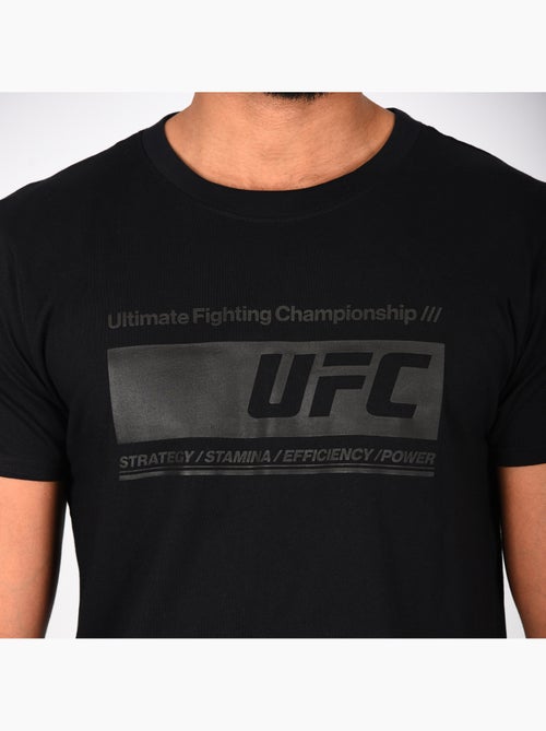 T-shirt UFC noir homme look sport street noir - Kiabi