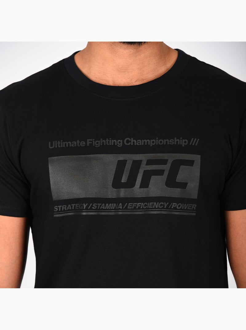 T-shirt UFC noir homme look sport street noir Noir - Kiabi