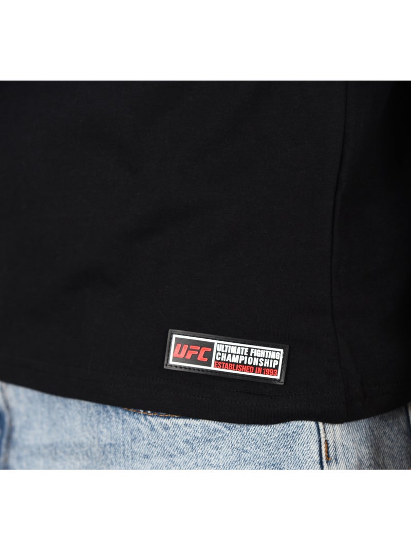 T-shirt UFC noir homme look sport street noir Noir - Kiabi