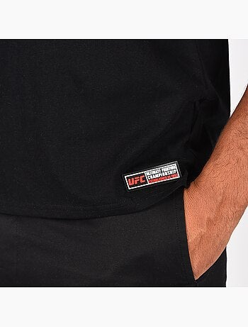 T-shirt UFC noir homme sport training streetwear