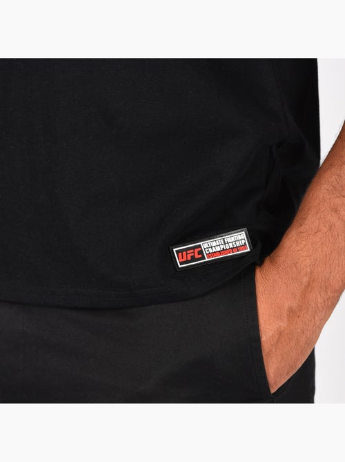 T-shirt UFC noir homme sport training streetwear - Kiabi